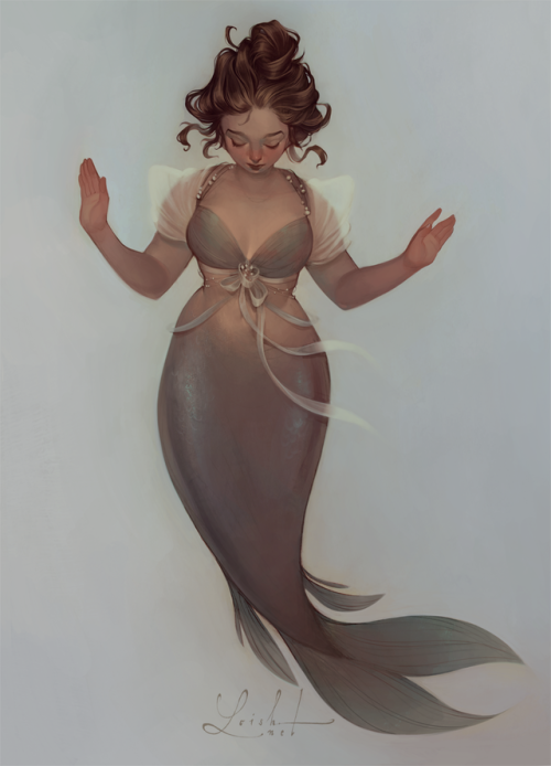 loish - my final work for mermay - the colored-in version of the...