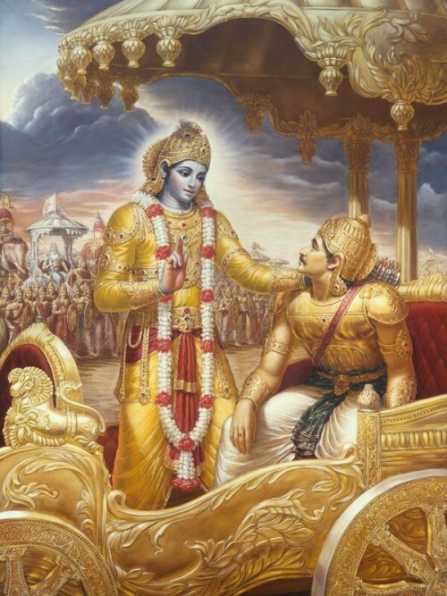 godsspeaklovelanguage - Krishna Preaching Bhagavat Gita in...