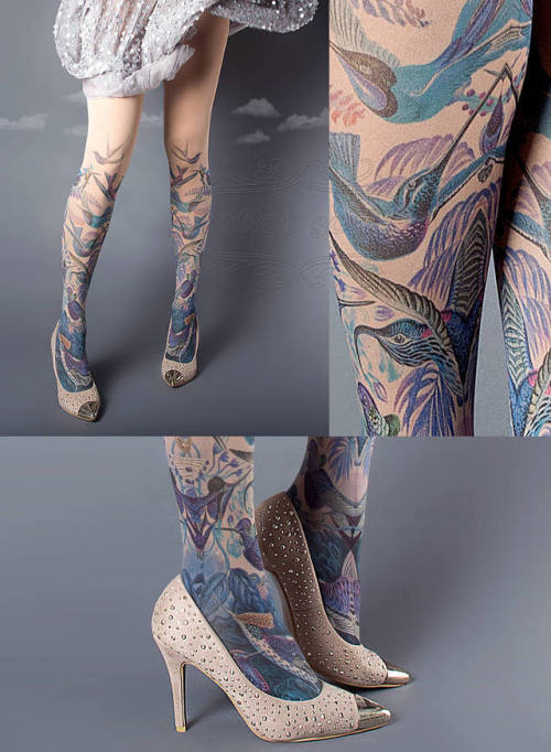 sosuperawesome - Tattoo Socks on EtsySee our ‘tights’ tag...