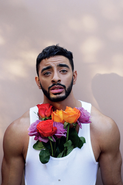 westwallys - Laith Ashley photographed by Luke Austin for Gay...