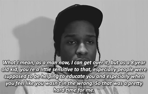 asvpxrockyx - A$AP Rocky experiences discrimination in the early...