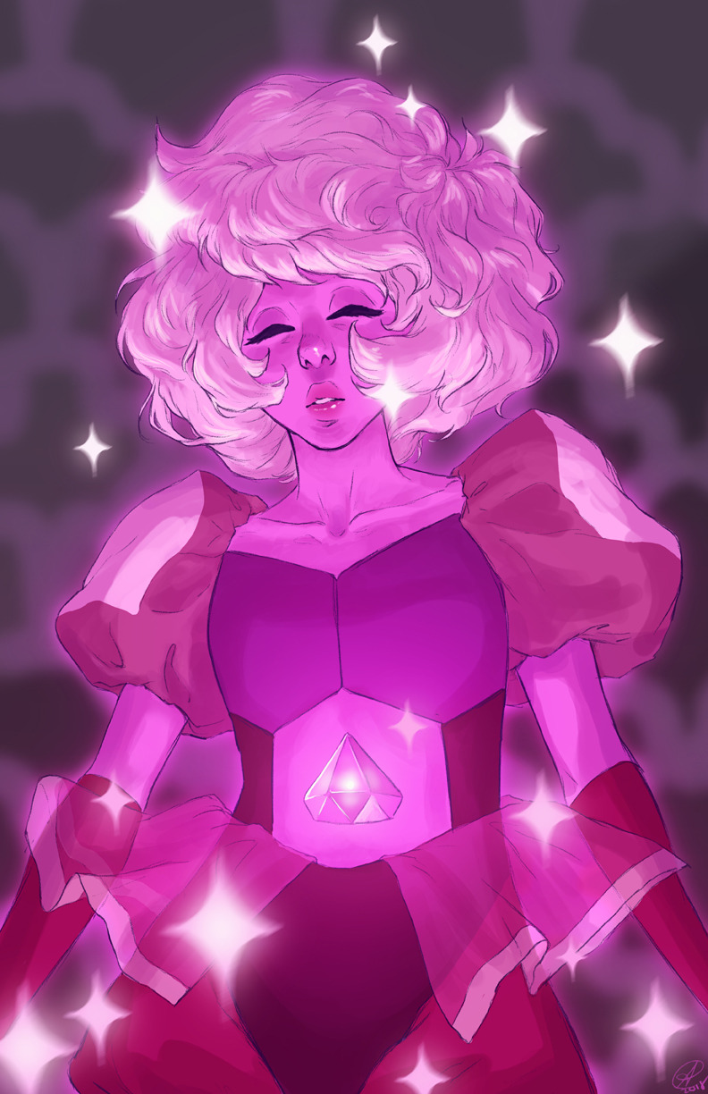 Quick sketch of Pink Diamond because those new episodes were too good! Steven Universe continues to be amazing.