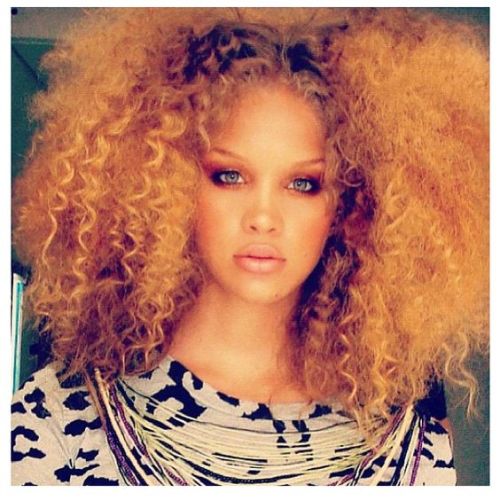 naturalhairqueens:That hair color is fire. Like, it should...