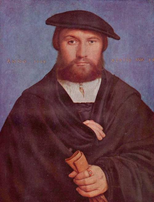 artist-holbein - Portrait of a Member of the Wedigh...