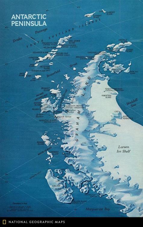 mapsontheweb - Antarctica’s panhandle, the 800-mile-long Antarctic...