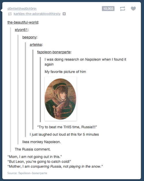 itsstuckyinmyhead - History According to Tumblr