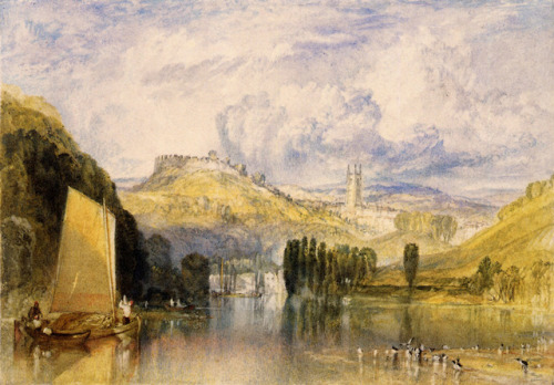 Totnes, in the River Dart, William TurnerMedium: watercolor,...