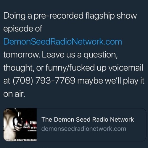 ‪Doing a pre-recorded flagship show episode of...