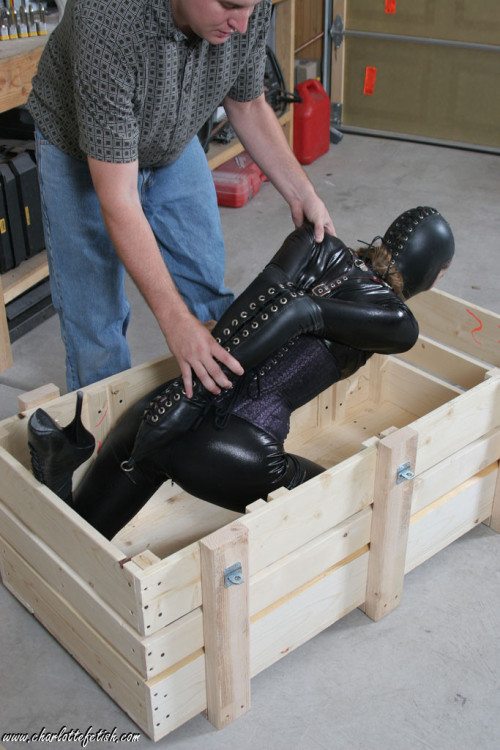 slavegirldiana - These crates are designed for shipping a girl...