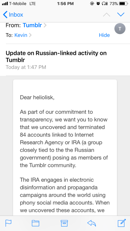 kisskissfuckshitup:heliolisk:heliolisk:Yall i just got an email from tumblr saying I interacted...