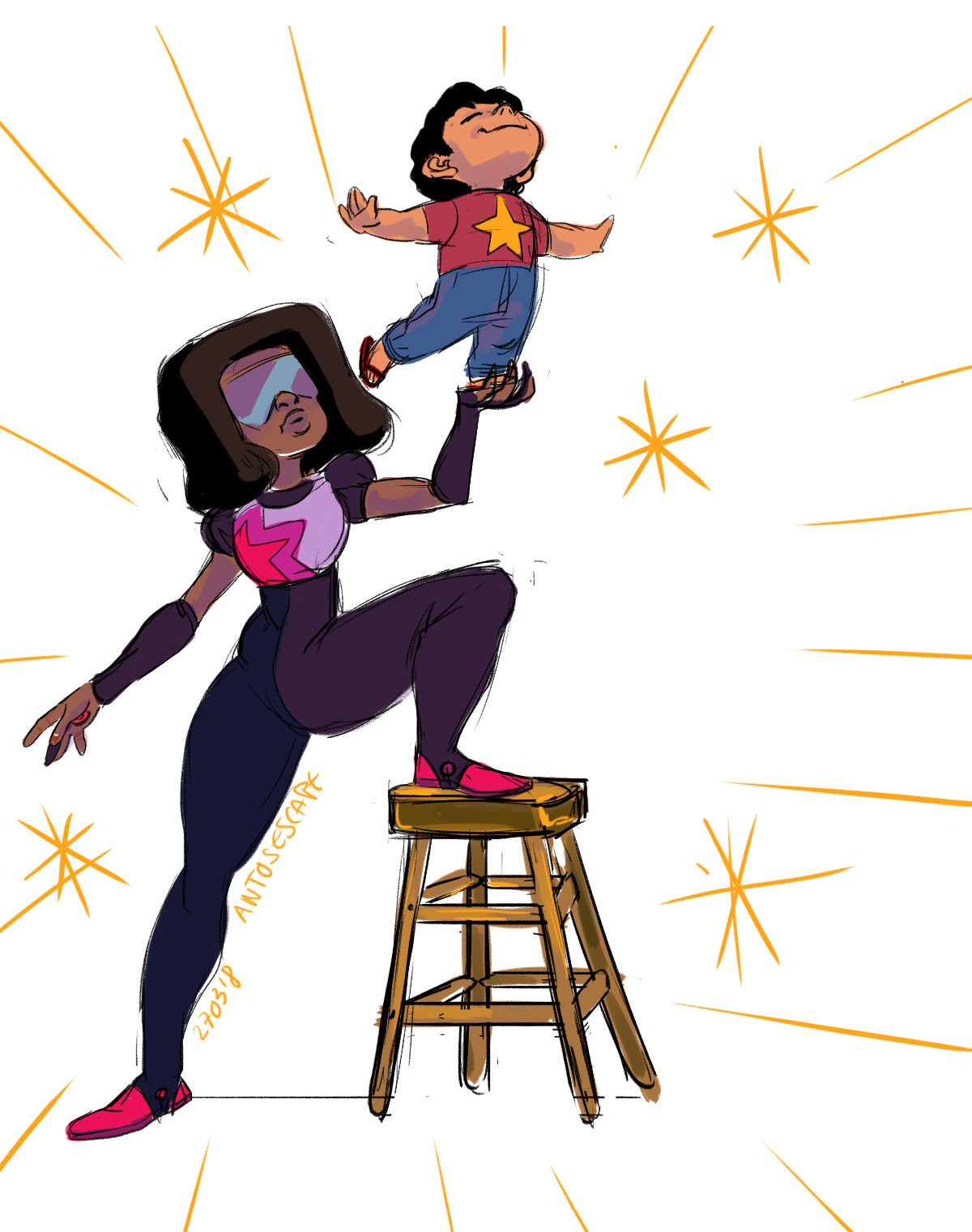 short stream this time! thank you if you dropped by! Garnet and steven in the new episodes are just gold!