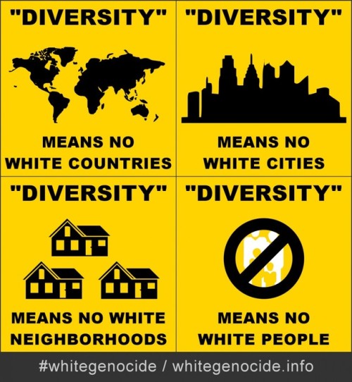 jmillsmelbourne - Diversity means no white lives.
