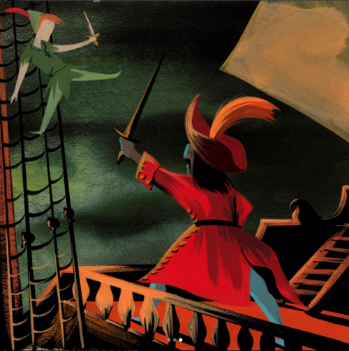 scurviesdisneyblog - Peter Pan concept art by Mary Blair (x)