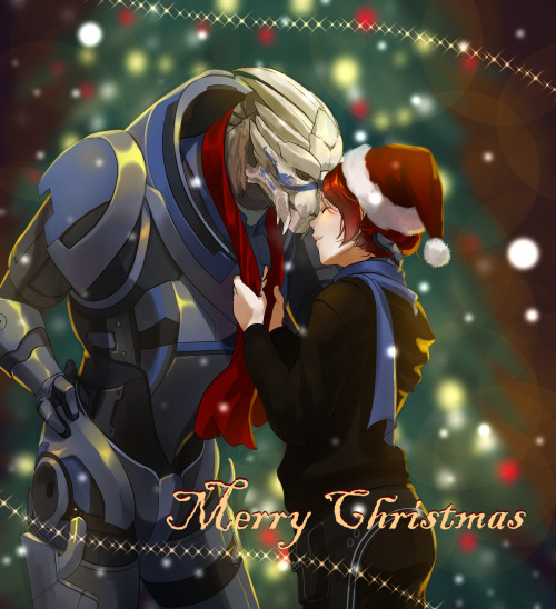 n7sailorette - Mass Effect Christmas by kotorikurama