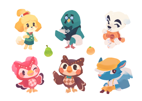 ieafy:Animal Crossing sticker sheets are now up in my store!...