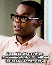 zoemonroe - THE GOOD PLACE MEME › [2/7 characters] Chidi...