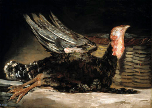 Dead turkey, 1812, Francisco GoyaMedium: oil,canvas