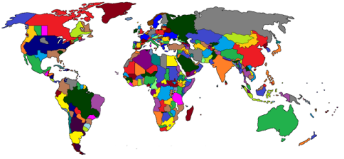 anarchosurfism - mapsontheweb - Map of the world if all separatist...