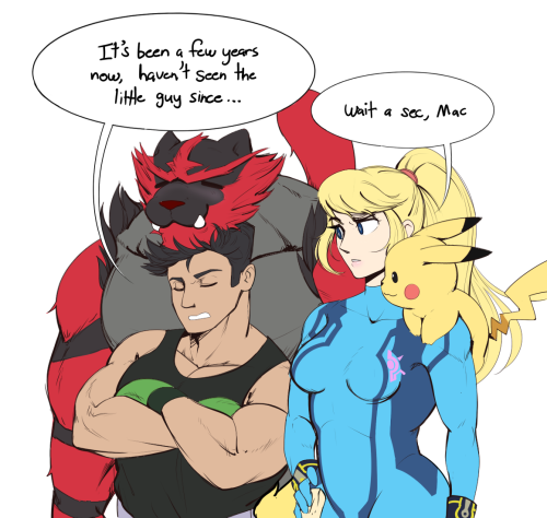 daily-incineroar - little mac finds his lost cat (based off this...