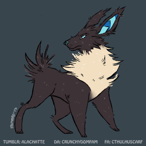 alachatte - This pelt definitely blows the Kanto Jolteon out of...