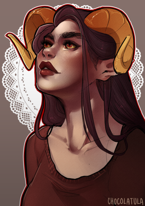 chocolatula - started out a normal aradia drawing and decided to...