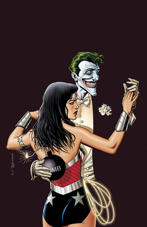 superheroes-or-whatever:Wonder Woman (2011-) #41 Joker variant...