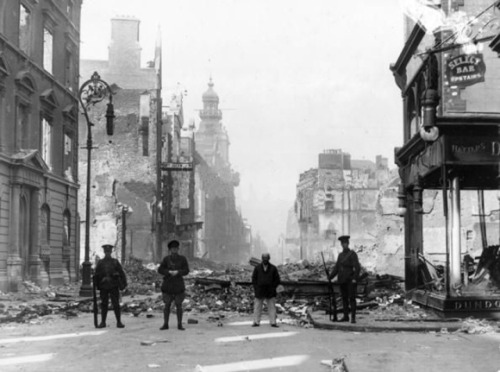 thar-cionn - British forces in Dublin and the damage they caused...
