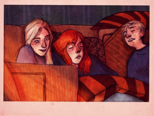gin-draws - Victoire, Dominique, and Louis Weasley.I absolutely...