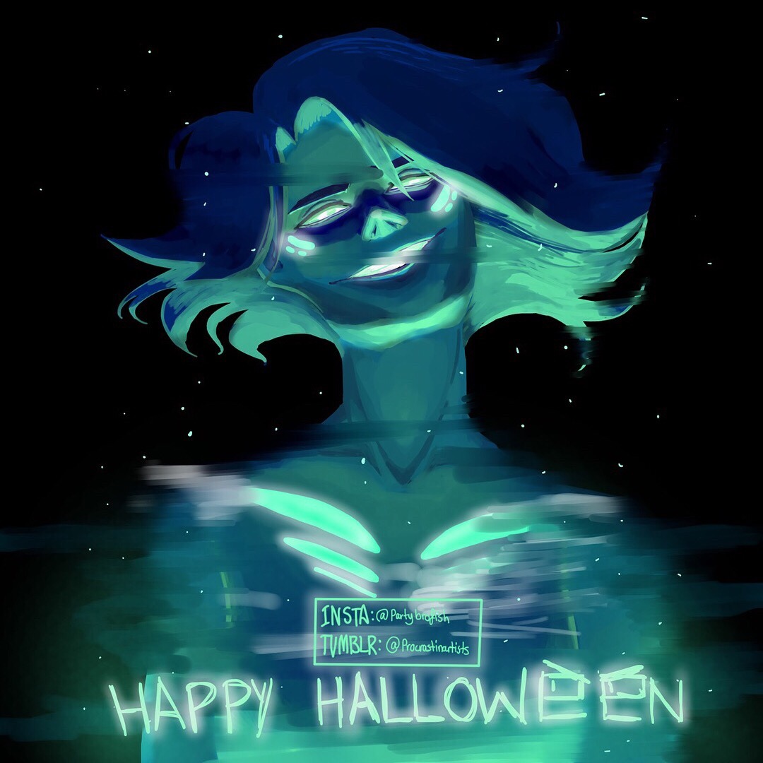 creepy mermaid lapis for all ur (early!) halloween needs!