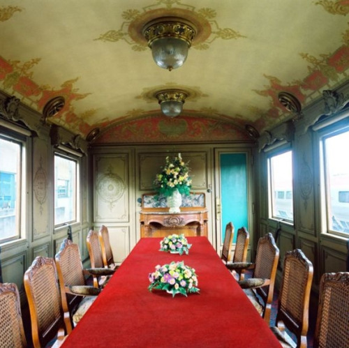 steampunktendencies:Train car of King Ludwig II of Bavaria....