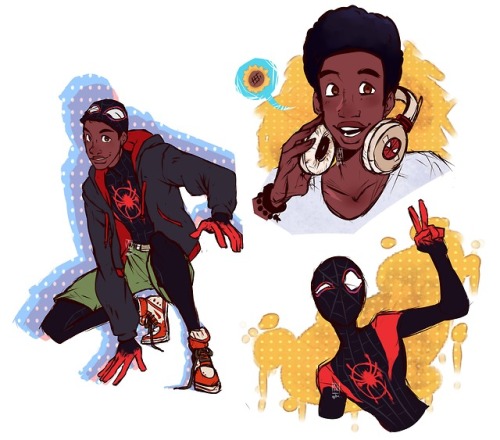halumichan - MILES MORALES.This sunflower boy was just the...
