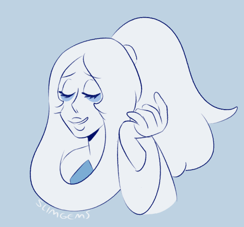 Anonymous said: PONYTAIL BLUE DIAMOND!!! AAAAAAHH!!! Answer: shes cuuute