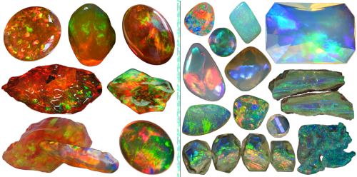 tenaflyviper - 18 Various Kinds of Opals  When most people think...