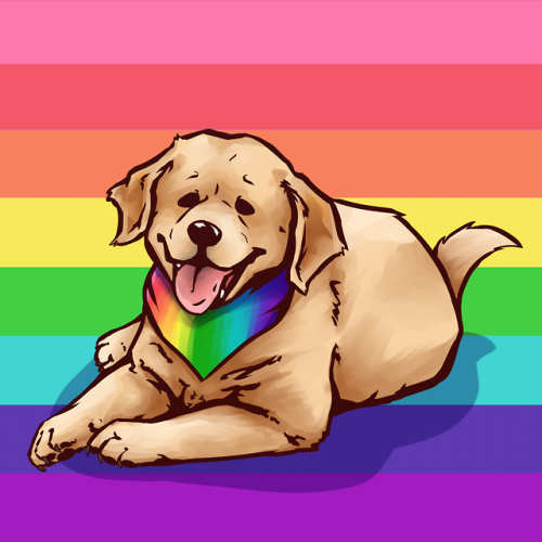 plumpdog - Pride Puppies!!! art instagram ➡ @ breadpaw