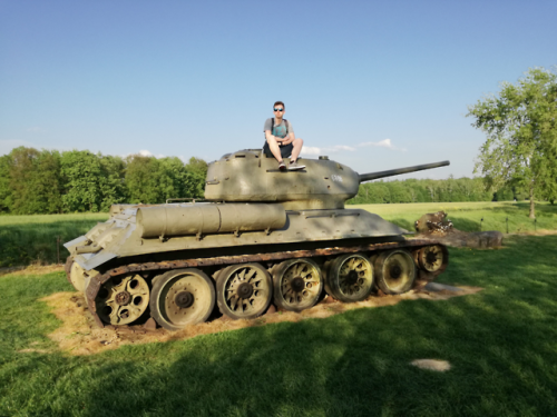 voxerver - That’s me on the rarest tank of WW2 T-34/85 - Hlucin...