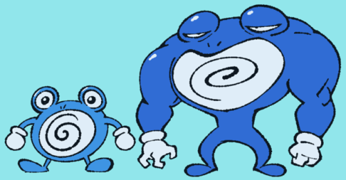 shenanimation:“What’s the difference between Poliwhirl and...
