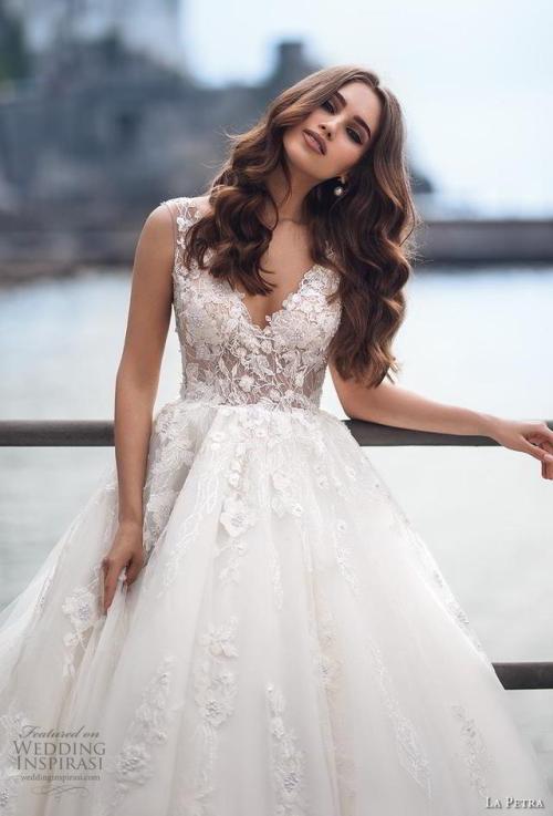 (via La Petra 2019 Wedding Dresses — “Amalfi” Bridal Collection...
