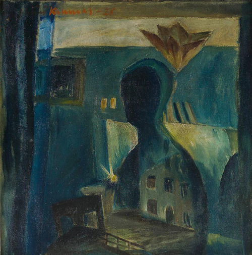 huariqueje:Blue Atelier  -    Vaino Kunnas, 1925Finnish,...