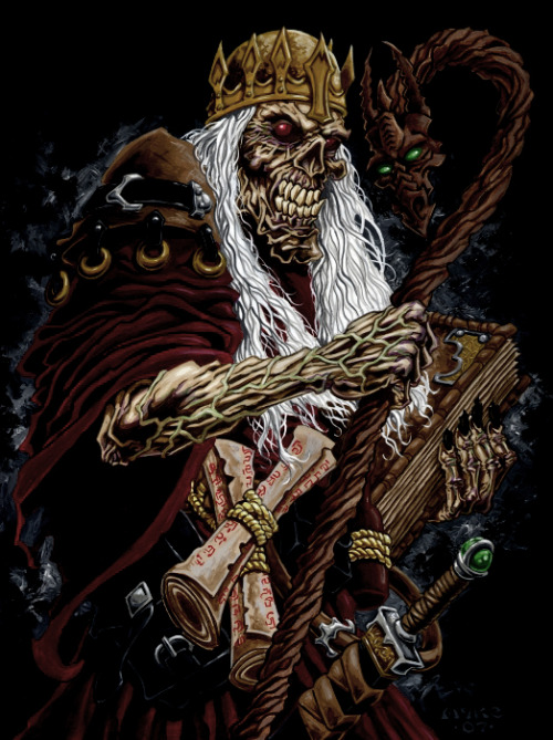 michaelrechlinart - -Lich-Old Lich painting from 07′. Fun fact - ...