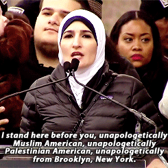 weslehgibbins - Linda Sarsour speaks at the Women’s March on...