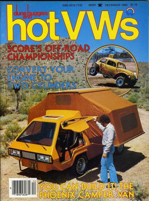 vintageeveryday - Phoenix 1973, a kit-camper van based on a VW...