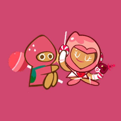 kinny-cookies - aesthetic for a pink choco cookie who was like a...