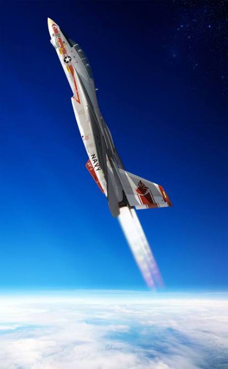planesawesome - “Vertical Burn” Grumman F-14A-70-GR Tomcat cn...