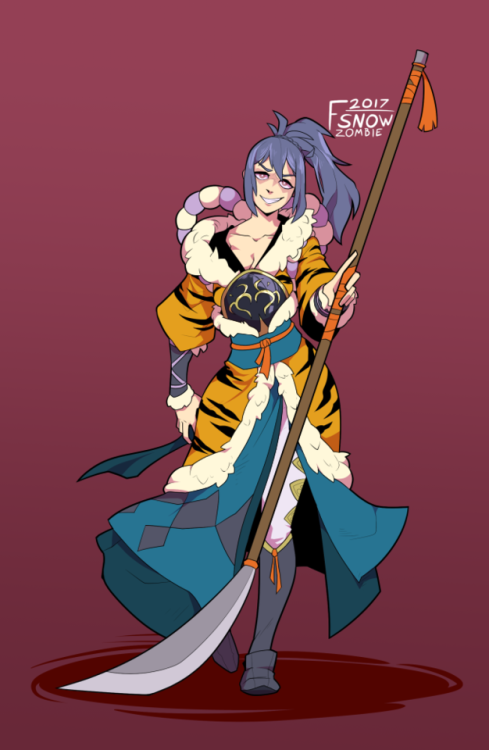fsnowzombie - Armored Lady MondayOboro in her basara outfit! i...