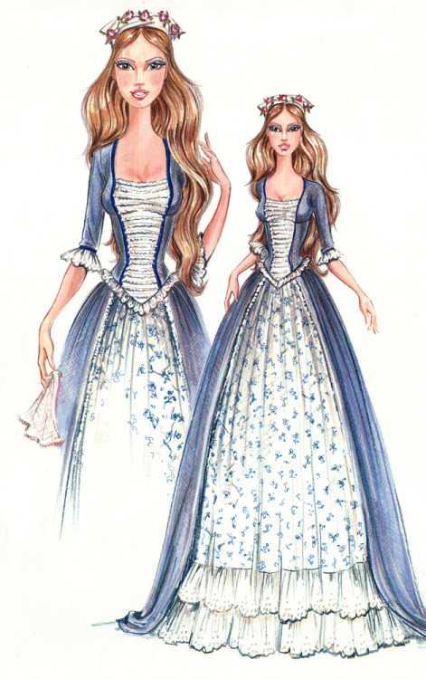 fyretrobarbie - Inicial concept designs of Anneliese and Erika by...