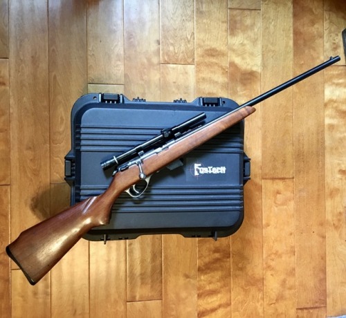 Sears Model 42 DLBolt-action rifle chambered in .22 LR that was...