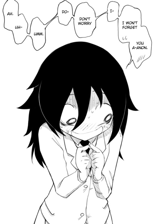 frank-seven - Tomoko tells anonymous not to worry and promises she...