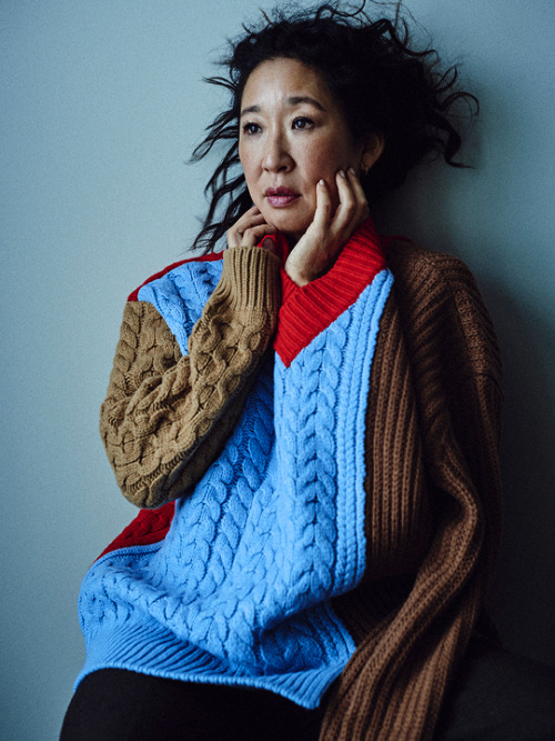 deanorus - SANDRA OH by Boo George for Net-a-Porter (2019)
