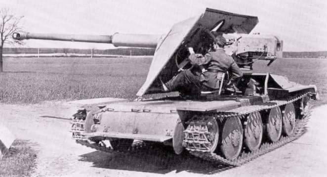 Prototype Panzerjäger 38 with 8.8cm Pak 43-3.