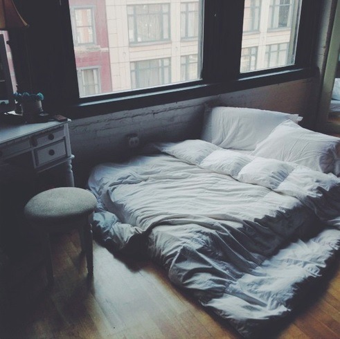 floor bed on Tumblr